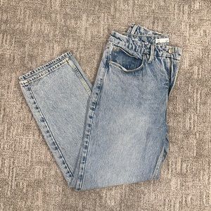 Good American 90s Duster Straight Leg Jeans NWT